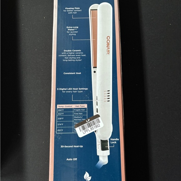 Conair Double Ceramic Curling Iron & Flat Iron  Bundle ? main image 5